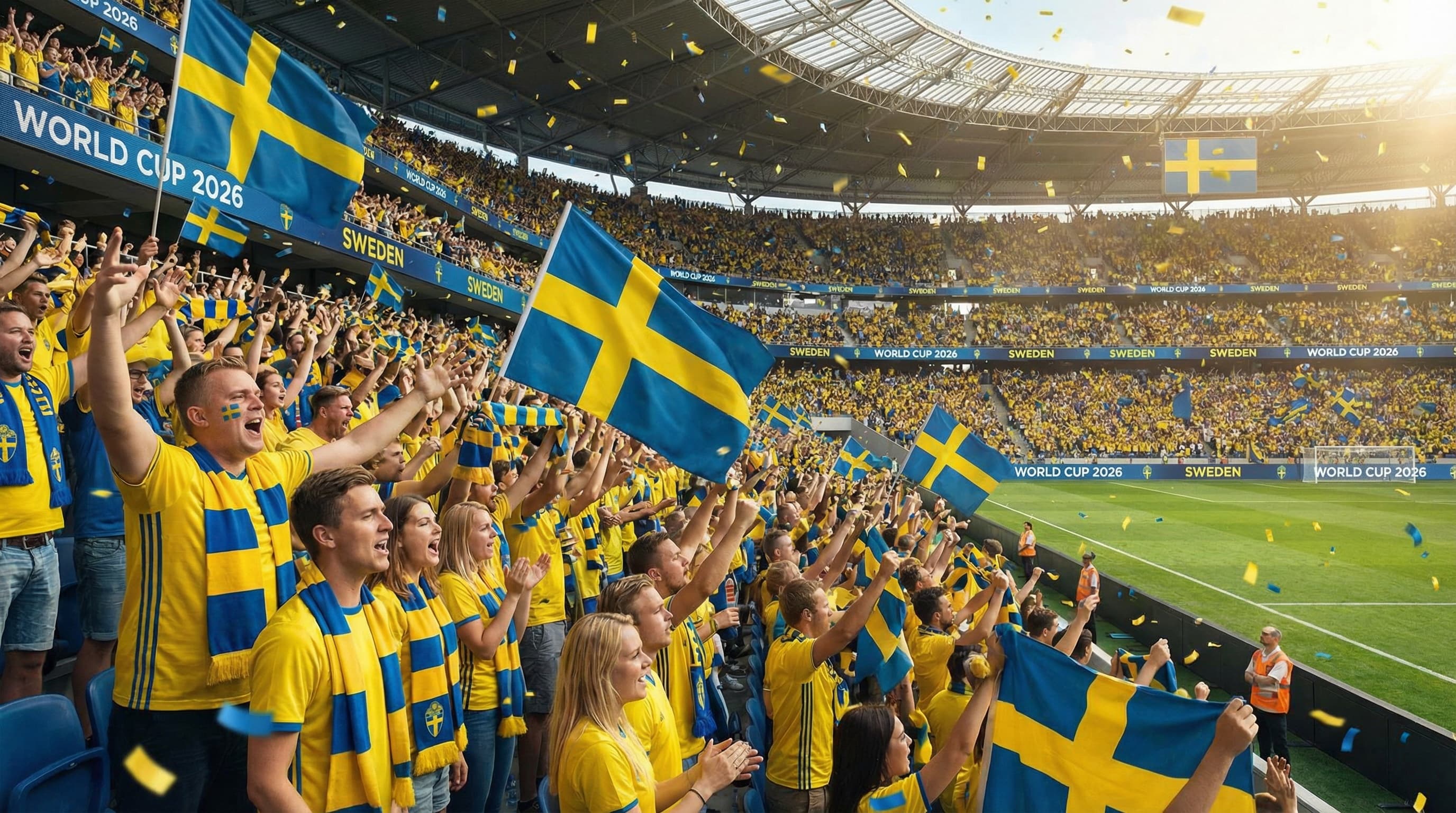 Fans firar VM 2026