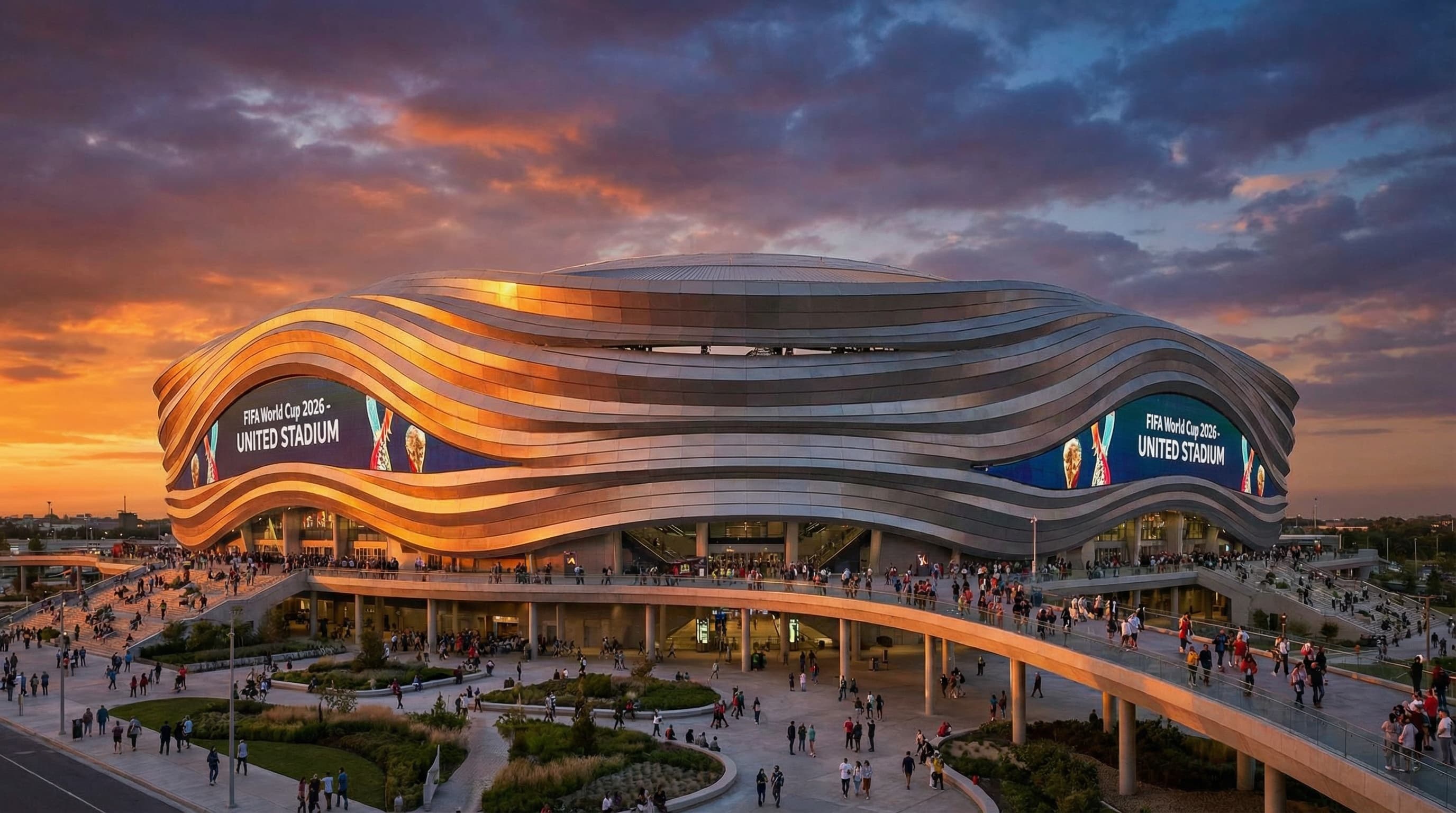VM 2026 Stadion exteriör